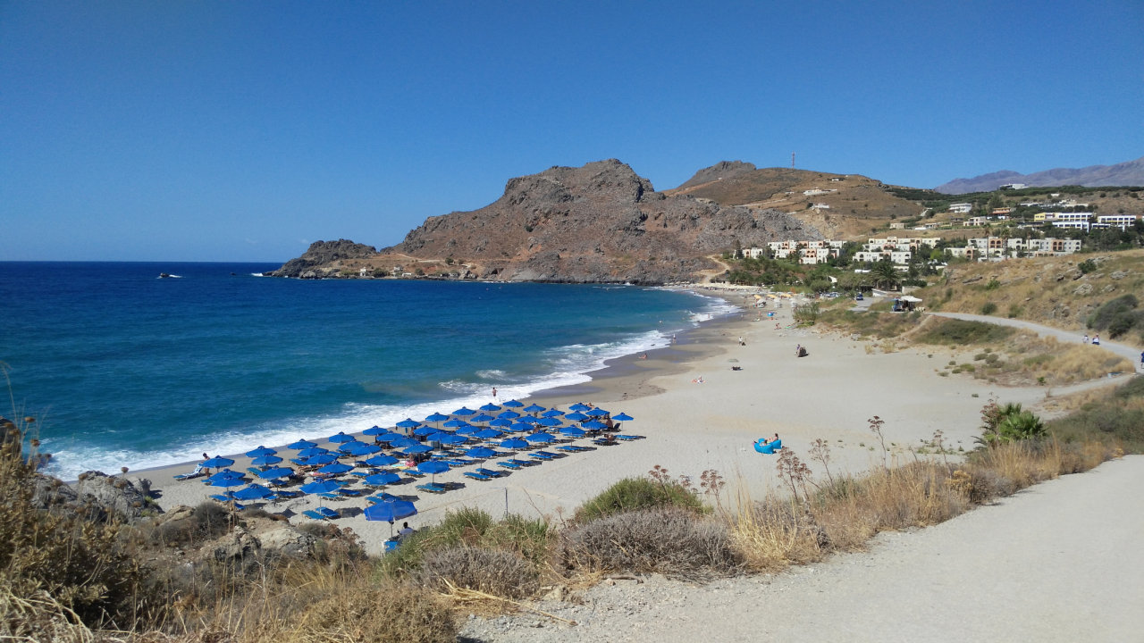 Damnoni Beach - Sandy Pebbles, Plakias, Crete