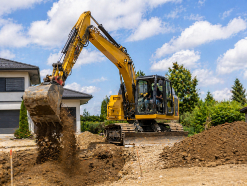 Ground works in Plakias, Crete